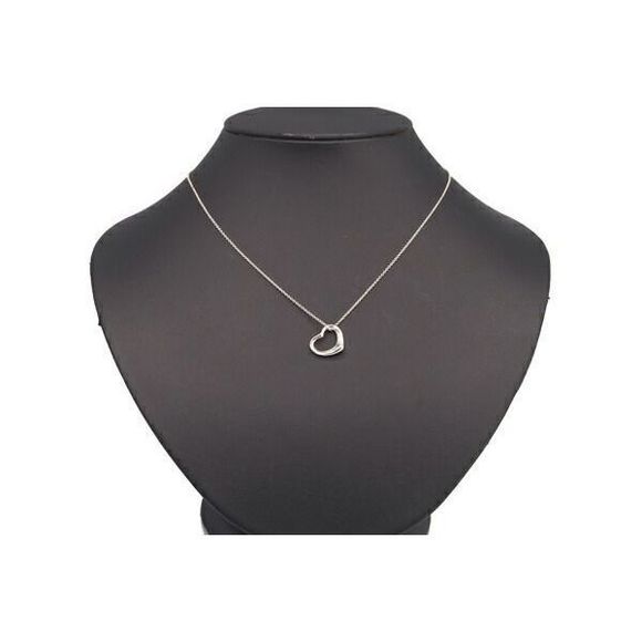 Tiffany Elsa Peretti Open Heart Silver Necklace - Picture 4 of 4
